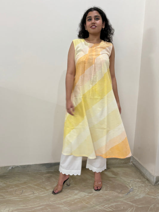 Printed cotton kurta