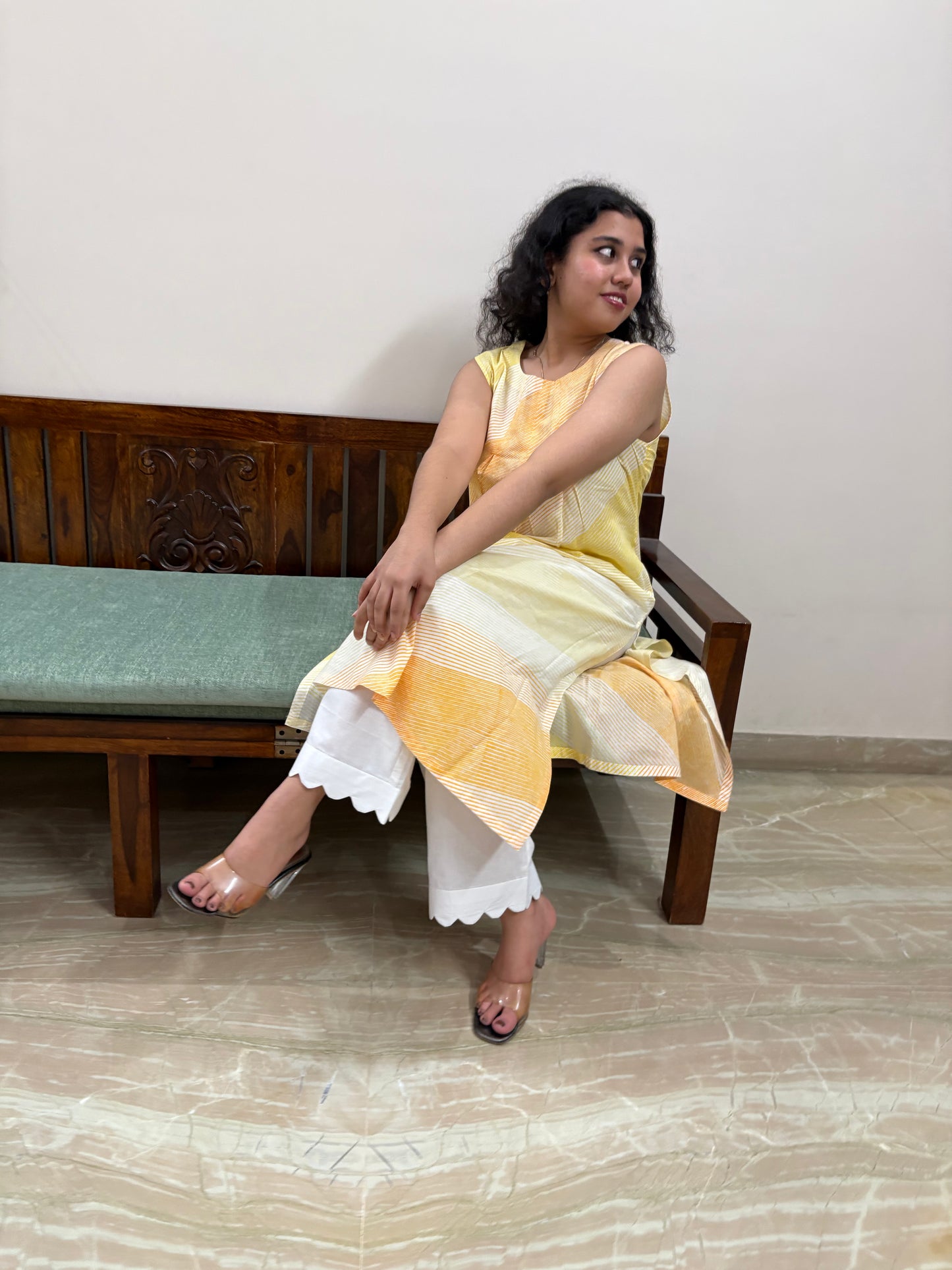 Printed cotton kurta