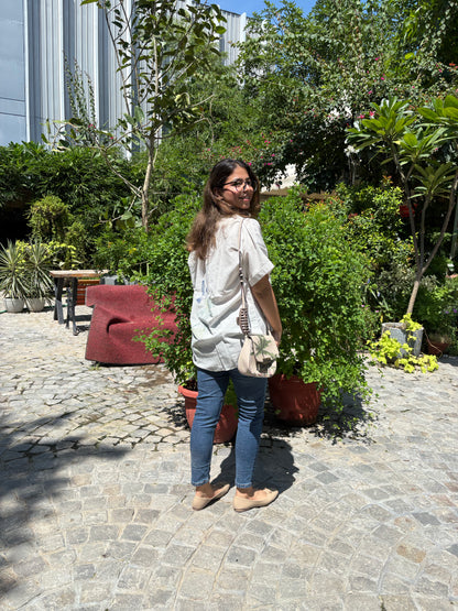 Printed Linen cotton shirt