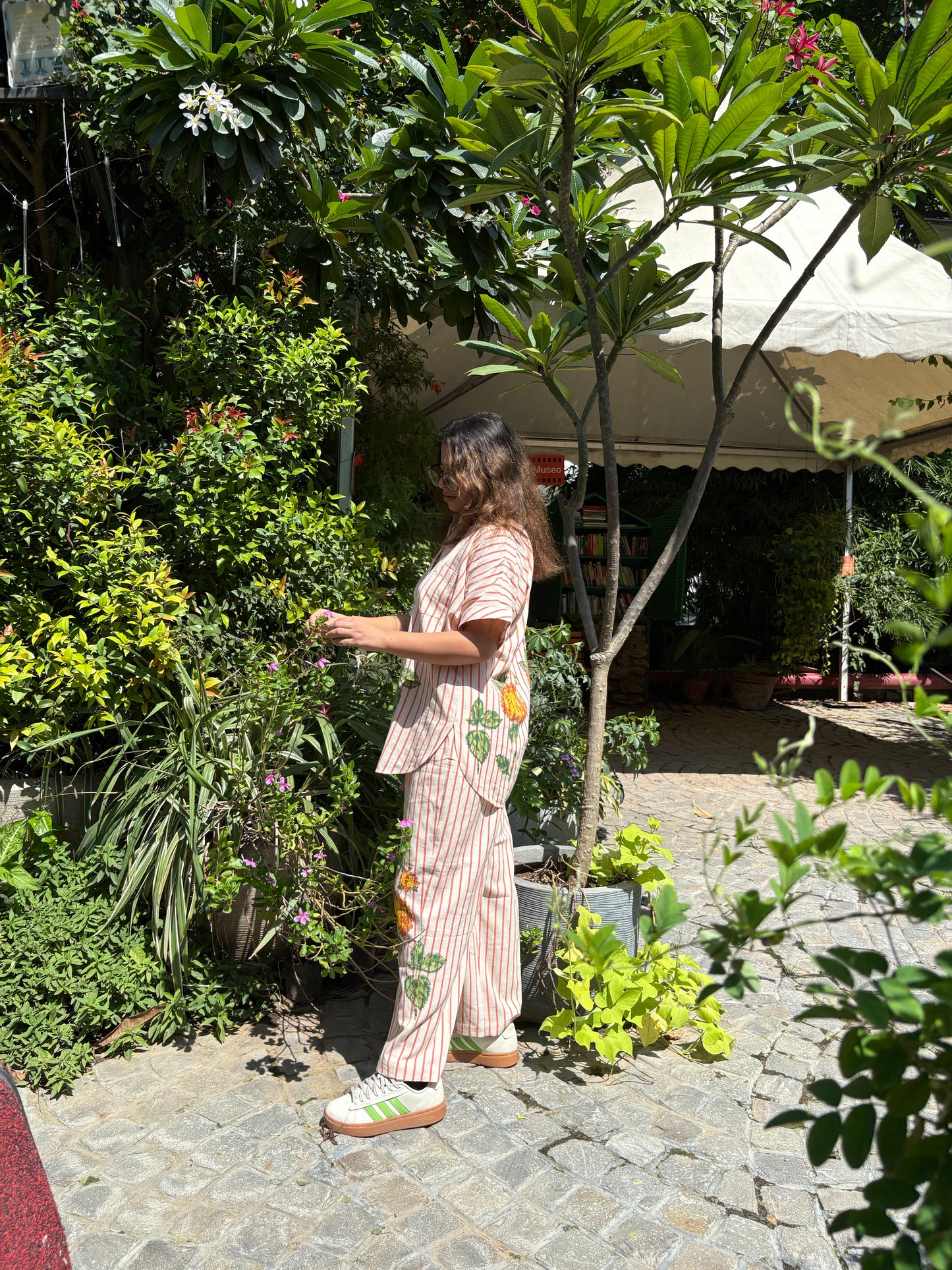 Printed Khadi cotton coord set