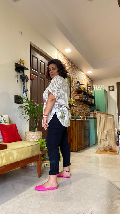 Printed Khadi cotton shirt