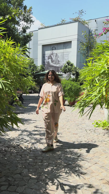 Printed Khadi cotton coord set