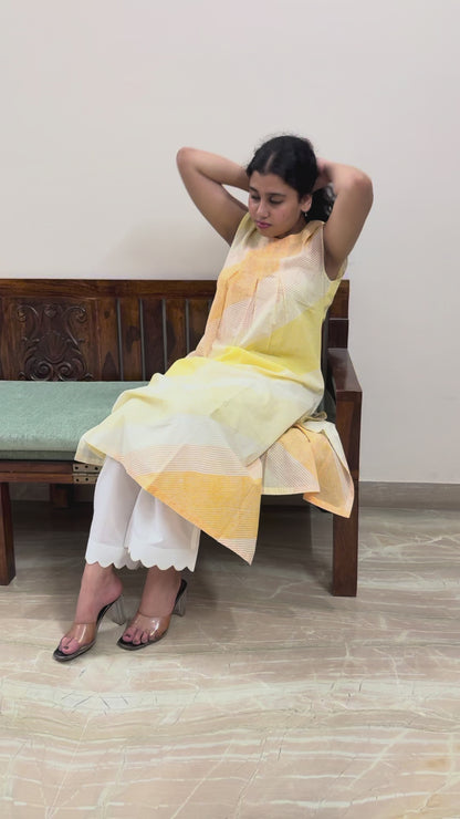 Printed cotton kurta